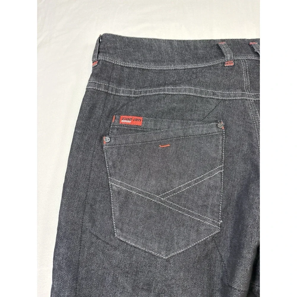 Can-Am Spyder DC Series Black Motorcycle Riding Jeans Mens Size 40 BRP Denim